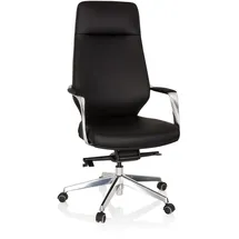 HJH Office Chefsessel Kunstleder Schwarz