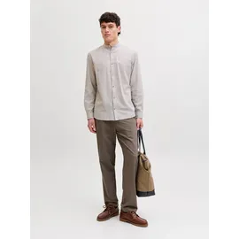 JACK & JONES Langarmhemd Beige M