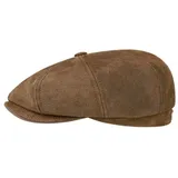 Stetson Schiebermütze Stetson 8-Panel Cap Pigskin (nein) braun 57