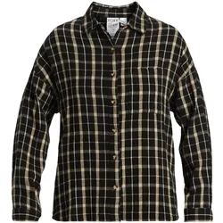 Roxy Langarmhemd »Chloe Kim« Roxy Anthracite Platz Plaid XL
