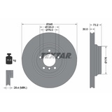 Textar Bremsscheibe 92155305