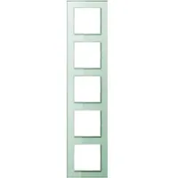 Jung Glasrahmen 5-fach senkrechte und waagerechte Montage, Glas, A