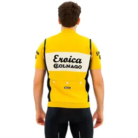 Santini SMS Santini Eroica Colnago Wool Kurzarmtrikot gelb