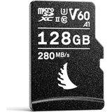 Angelbird AV PRO microSD V60 R280/W160 microSDXC 128GB Kit, UHS-II U3, A1, Class 10 (AVP128MSDV60)