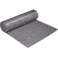 Relaxdays 5x Malervlies 200g/m2 1 x 50m - Grau