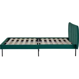 [en.casa] Porvoo 140 x 200 cm Dunkelgrün