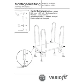 VARIOfit Seitenbügelwagen 500 kg