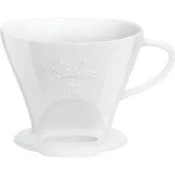 Melitta® Kaffeefilter Porzellan 102 4006508218967 , Farbe: weiß