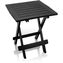 BigDean Klapptisch 45 x 43 x 50 cm Schwarz