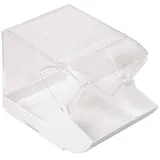 APS Universalbox mit aufklappbarem Frontdeckel 23 x 14,5 x 15 cm weiß