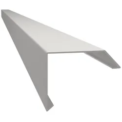 Dachrandprofil ISOS | RAL 9006 Weißaluminium | Aluminium