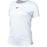 Nike One Classic Dri-FIT kurzarm Fitness-Trainingsshirt Damen 100 white/black L