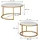 Vicco Montreal Weiß Gold Kiefer 77 x 40 cm