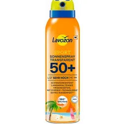 Lavozon Sport Transparent LSF 50+ Sehr Hoch Sonnenspray 200 ml