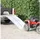 vidaXL Rampe für Rollstühle 270 kg Silber