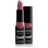 NYX Professional Makeup Suède Matte Lipstick Matter Klassischer Lippenstift Suede Soft Spoken