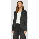 s.Oliver Jackenblazer Indoor-Blazer Blazer mit meliertem Muster im Slim Fit schwarz XS (34)