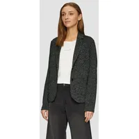 s.Oliver Jackenblazer Indoor-Blazer Blazer mit meliertem Muster im Slim Fit schwarz XS (34)