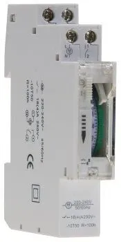 analoge Tages-Zeitschaltuhr für Schalttafel-Einbau, 230V, max. 3500W