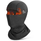 Cachito Sturmhaube Winter Sturmhaube Warme Sturmhaube (für Ski, Snowboard und Motorradfahren Strickhaube) für Damen und Herren grau