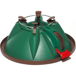 NIKO klick Fix Christbaumständer mit Roll-Mechanik und Kindersicherung für Weihnachtsbäume bis 200cm