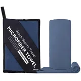Zaewry Sporthandtuch Schnelltrocknende Microfaser Fitness Handtücher, als Sporthandtuch, Strandtuch, Badetuch und Reisehandtuch blau
