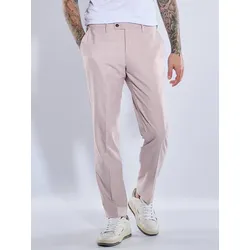 emilio adani Herren Anzug-Hose slim fit violett uni - 46