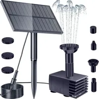 Solarwasserpumpe Für Gartenbrunnen - Solar-gartenbrunnen Mit Filtern -eine Ideale Wahl Für Familien