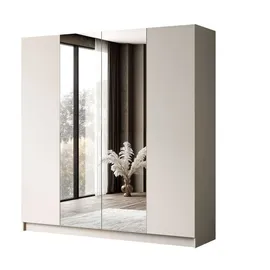 lookway Drehtürenschrank Aurel 200 x 210 x 57 cm Beige