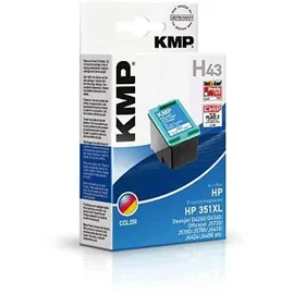 KMP H43 kompatibel zu HP 350XL CMY