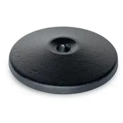 37.1-200-R35-A Fußplatten, mit zentraler Befestigungsbohrung