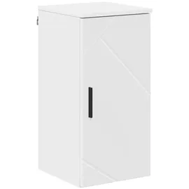 vidaXL Badezimmerschrank Wandmontiert Hochglanz Weiß 30 X 31,5 X 61 Cm Vidaxl