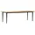Zebra Technologies Zebra Spider Gartentisch 210x90x76cm Aluminium/Teak Dunkelgrau