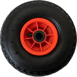 Grafner 2er Set Grafner® Sackkarren/Bollerwagenrad 3.00-4 PU Luftbereifung Kunststoff Felge