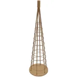 Mendler Deko-Baum HWC-O91, Weihnachtsbaum Schmuckbaum Weihnachtsdeko Christbaum zum Beschmücken, Metall 90cm ~ goldfarben