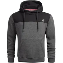 Alessandro Salvarini Hoodie Grau/Schwarz M