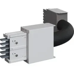 Hager KEM34S06R0LMF unibar M, 400A, Flexible Richtungsaenderung.Schienenelement als flexibles Formteil mit Schienenverbindung für eine