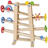 XXL Holz-Kugelbahn Rolli Happy People Kugelbahn Murmelbahn Rollbahn NEU/OVP