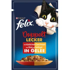 FELIX So gut wie es aussieht Doppelt Lecker Katzenfutter nass in Gelee 26 x 85 g