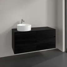 Villeroy & Boch Collaro Waschtischunterschrank C04200AB 120x54,8x50cm, Waschtisch links, Black oak