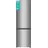 RK418DPS4I Kühl-Gefrierkombination (268 l, 1800 mm hoch, Silber)