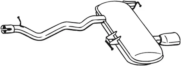 BOSAL Endschalldämpfer 278673 für BMW