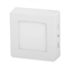 V-Tac LED-Aufbaupanel 6 Leuchtmittel quadratisch gold