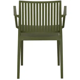 Siena Garden Urban Lights Stapelsessel 57 x 56 x 80 cm olive 10 St.