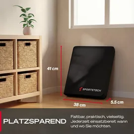 Sportstech Bodenschutzmatte BS300, rutschfest, wasserabweisend, schall‐ – vibrationsdämpfend, ideal für Fitnessgeräte, – Home Gym