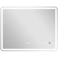 Homcom Badspiegel mit Beleuchtung 70x90 cm LED Spiegel Wandspiegel