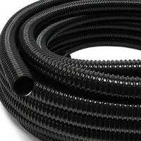Wiltec Teichschlauch Spiralschlauch 40mm (1 1/2") schwarz, lichtundurchlässig, extrem