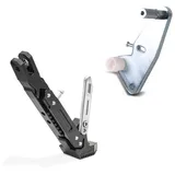 ConStands Motorradheber Set Adapterplatte + Seitenständer S4