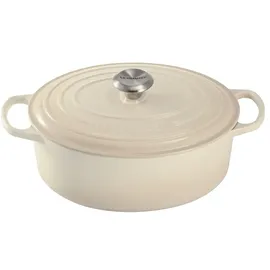 Le Creuset Signature Bräter 31 cm oval meringue