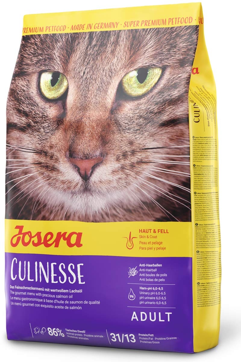 JOSERA Culinesse (1 x 2 kg) | Katzenfutter mit Lachsöl | Super Premium Katzenfutter für ausgewachsene Indoor und Outdoor Katzen | 1er Pack